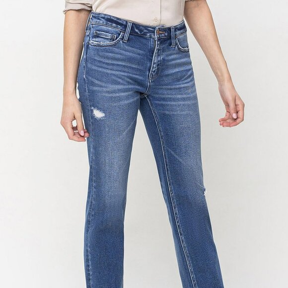 NWT Flying Monkey Mid Rise Regular Straight Jeans - Picture 7 of 11